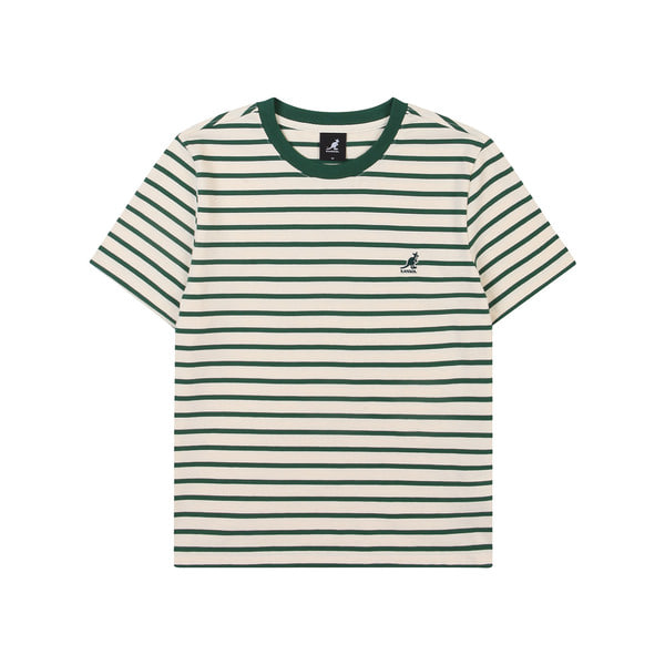 Kangol - WMNS Julie Stripe T-shirt 2729 GREEN