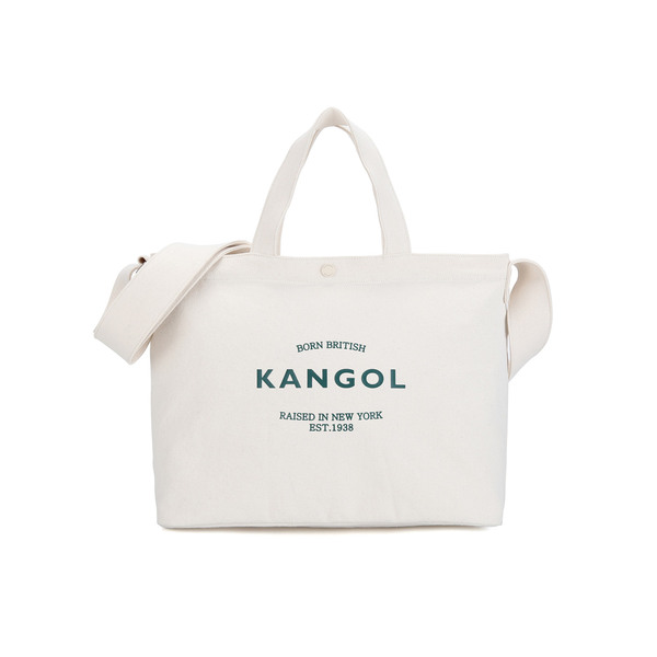 Kangol - Bio Canvas Logo Tote Bag 3905 IVORY
