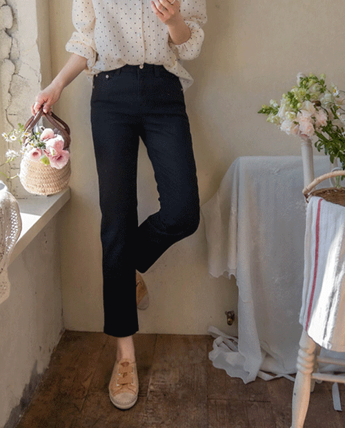 leelin-[프랜드 피치기모 탄탄스판 맵시팬츠[size:S,M,L]]♡韓國女裝褲