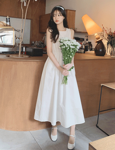 milkcocoa - New5%.cotton 100%.sleeveless dress ♡韓國女裝連身裙