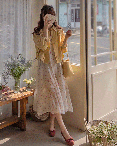 leelin - [[LABEL] 봄러블리 셔링포인트 촉촉바스락 탄탄한 점퍼[size:F(55~66)]]♡韓國女裝外套