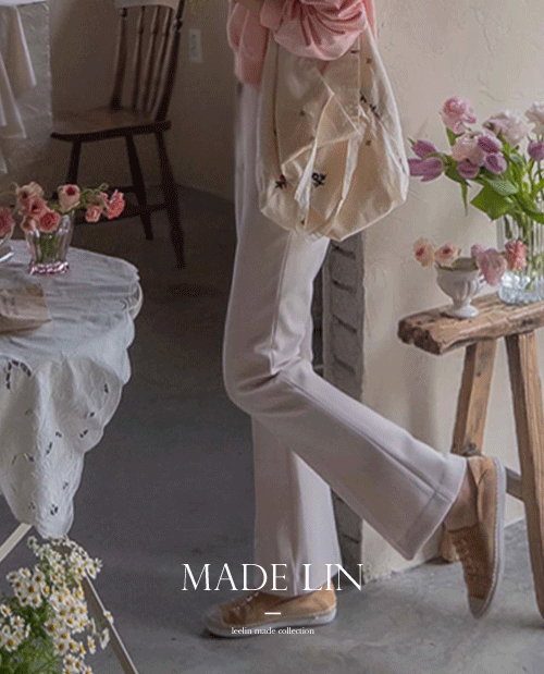 leelin - [[신상특가 1만원 할인]MADE LIN[봄버전] 브리즈 슬림 기모 부츠컷 슬랙스[size:S,M,L(롱/미니)]]♡韓國女裝褲