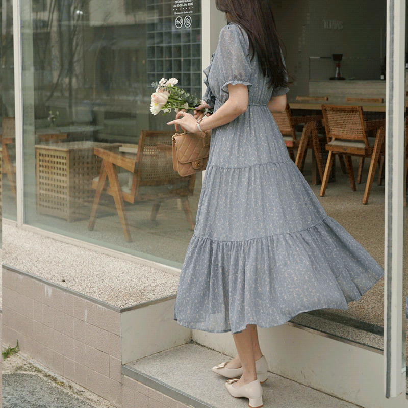 clicknfunny - [더로맨틱 러플롱원피스 ]♡韓國女裝連身裙