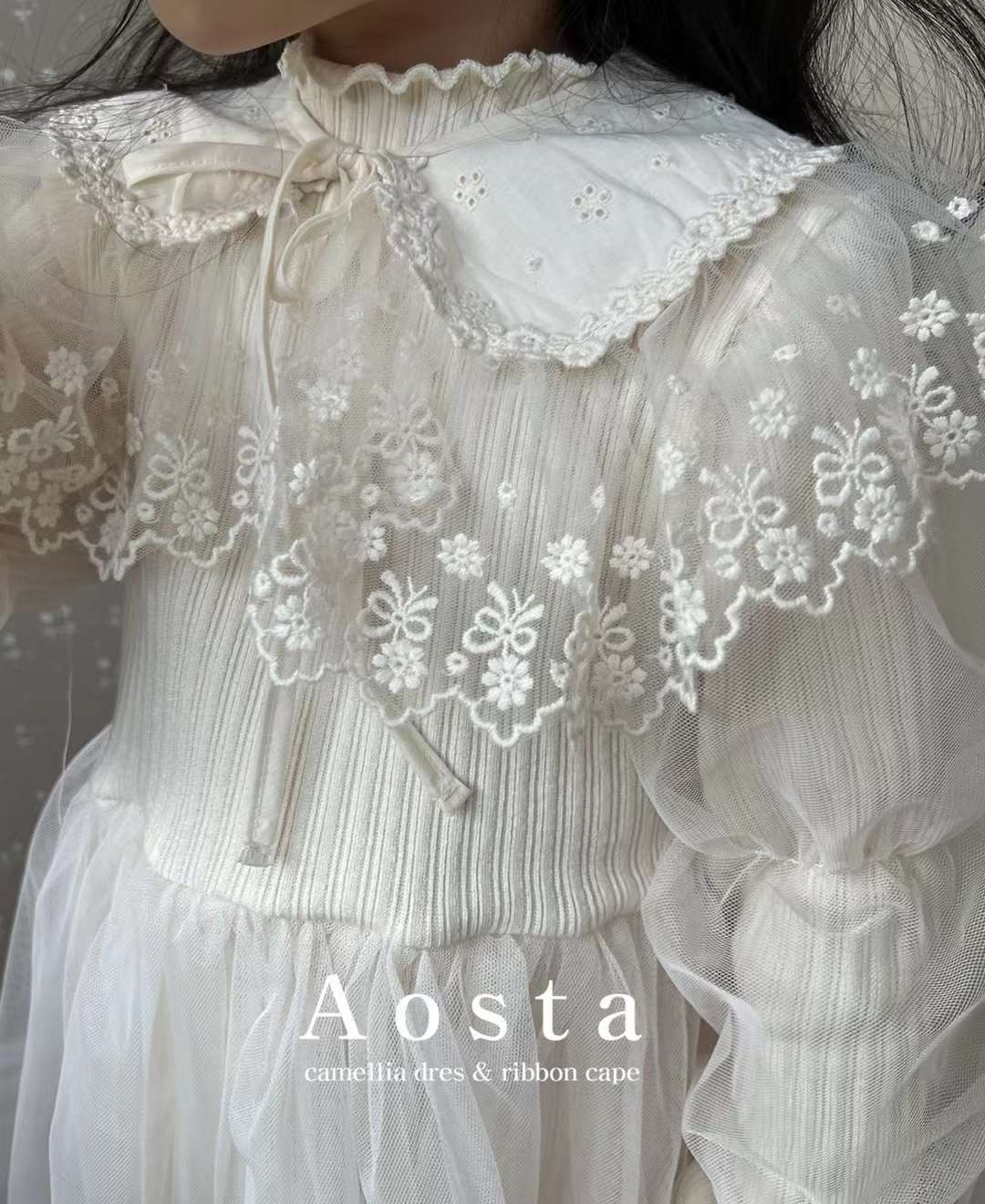 AOSTA 2023♡Princess cape 韓國童裝衣領 0~6Y (2款)