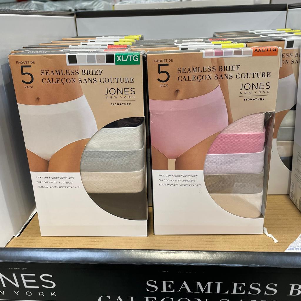 【加拿大空運直送】Jones New York Seamless Brief女士無縫內褲 (1盒5條)